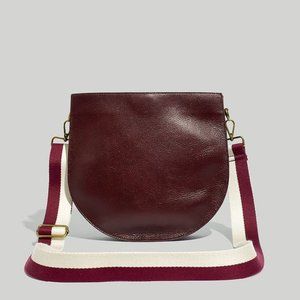 NWT Madewell Transport Saddlebag Dark Cabernet